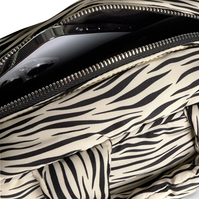 WOUF Zebra Hit Bowling Bag Kadın Omuz Çantası